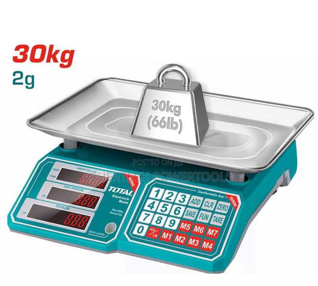 Total Tesa3301 Electronic Scale 30kg