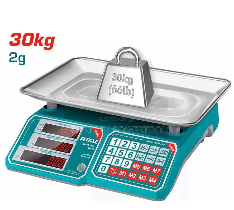 Total Tesa3301 Electronic Scale 30kg
