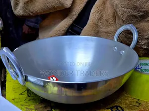 Deep Frying Pan
Aluminium Heavy Duty Kadai
 [Heavy Duty]
Size 4