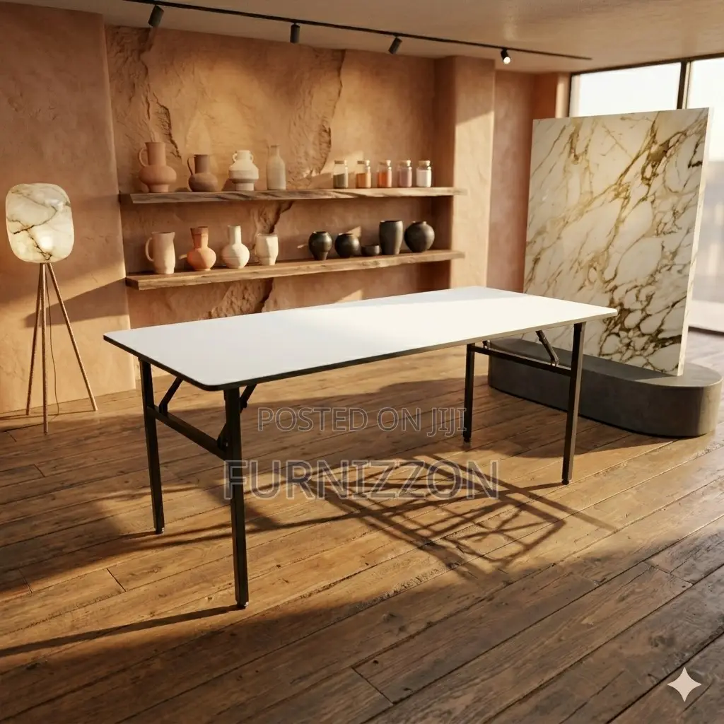 Heavy Duty 1.5m Wooden Folding Table – Perfect for Events