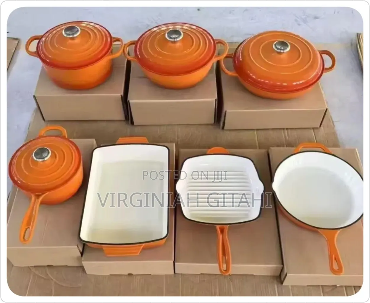 11pcs Cast Iron Cookware