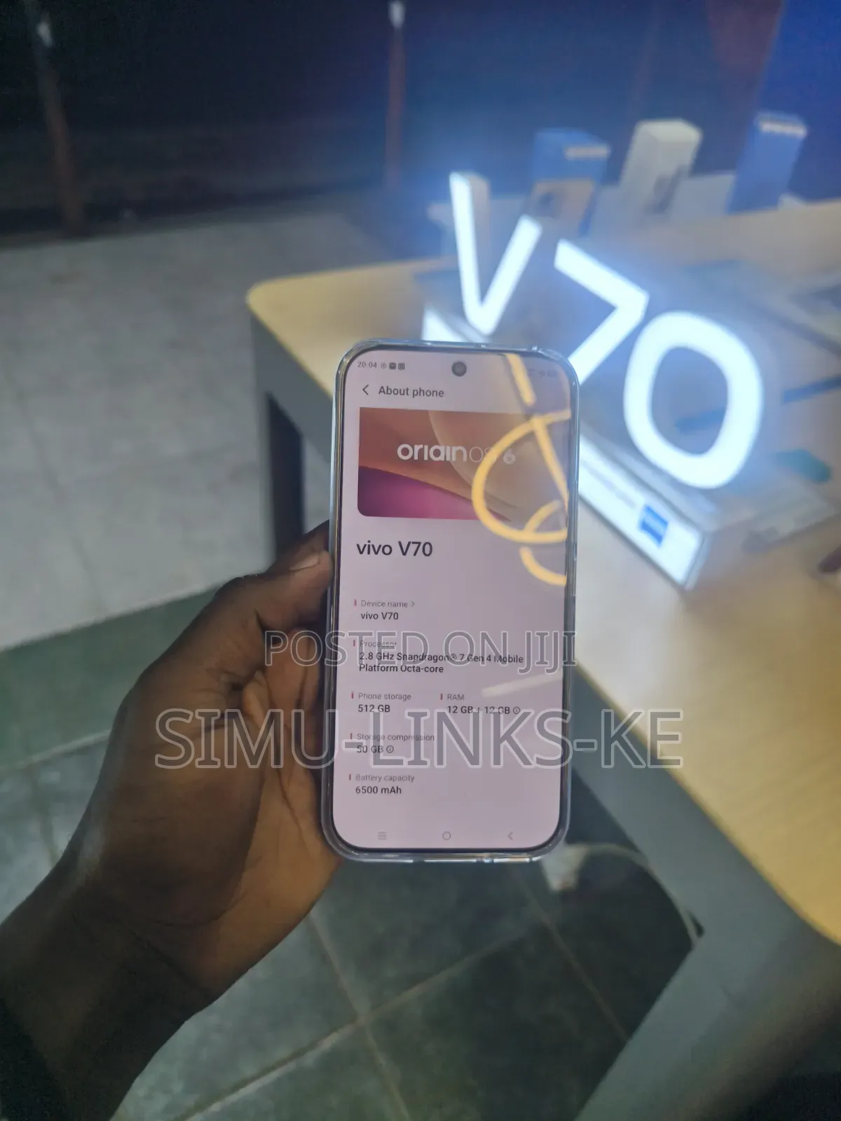 New Vivo V70 512 GB Bronze