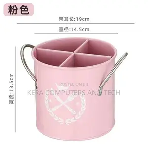 Alloy Cutlery Holders Partitioned White,Red,Pink