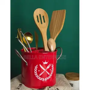Alloy Cutlery Holders Partitioned White,Red,Pink
