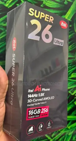 New Itel S26 Ultra 256 GB Black
