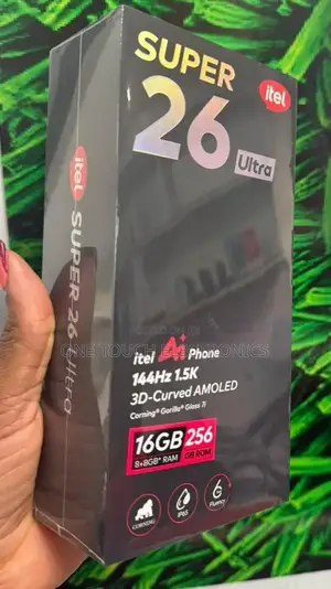New Itel S26 Ultra 256 GB Black