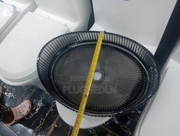 Counter Basin Glass Black