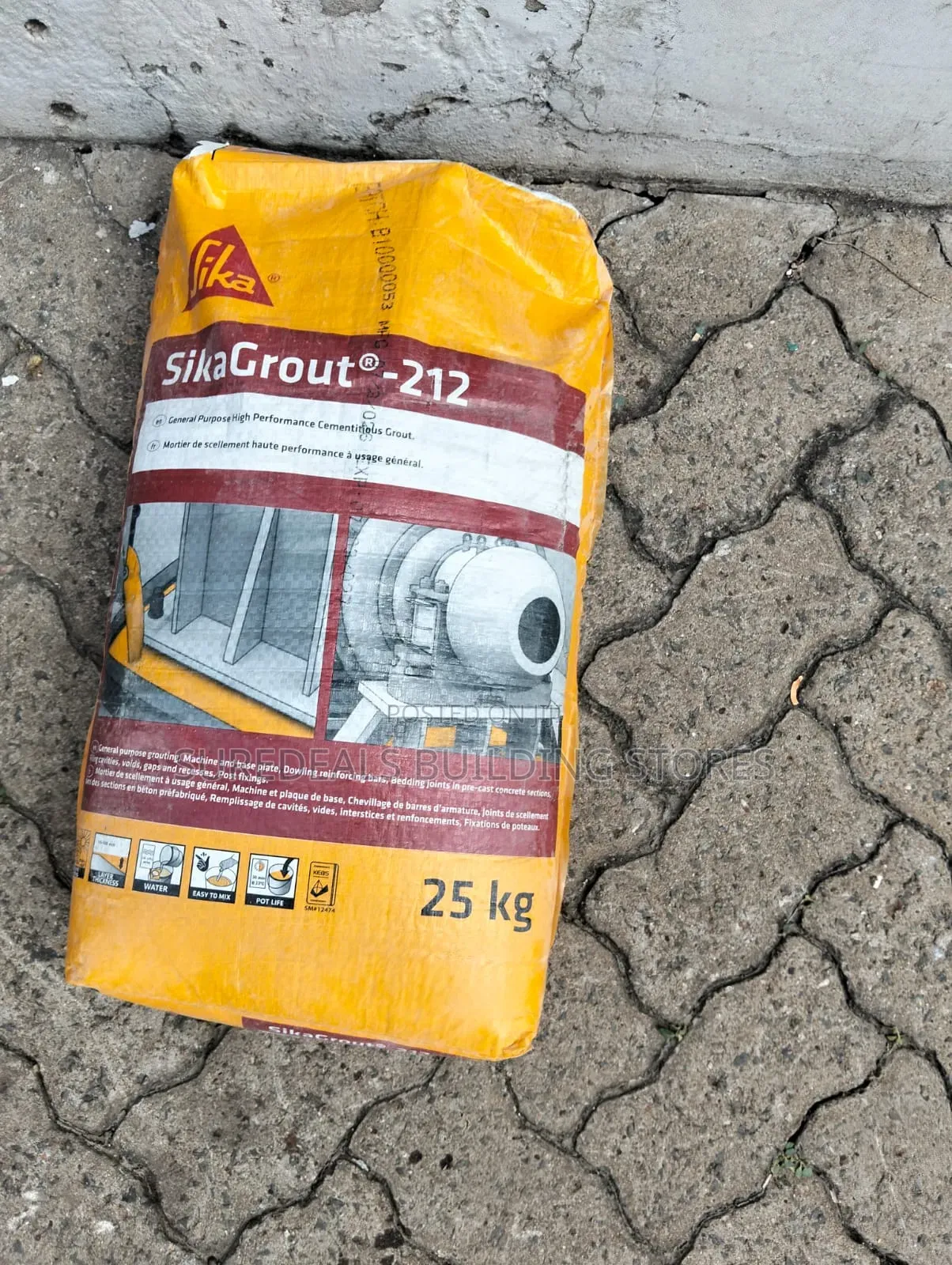 Non-Shrink Cementitious Grout "Sika Grout 212"