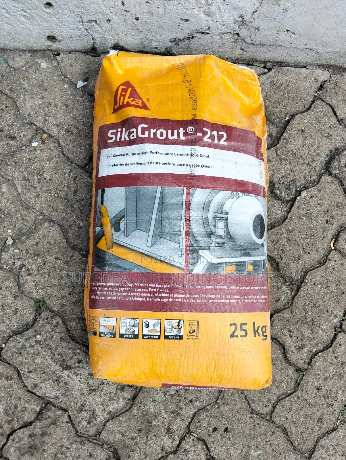 Non-Shrink Cementitious Grout "Sika Grout 212"