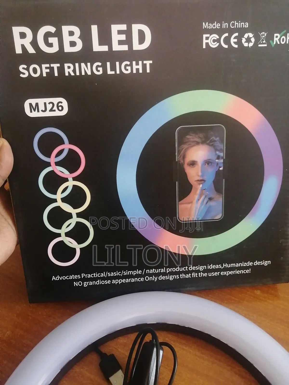 26cm RGB Led Soft Ring Light