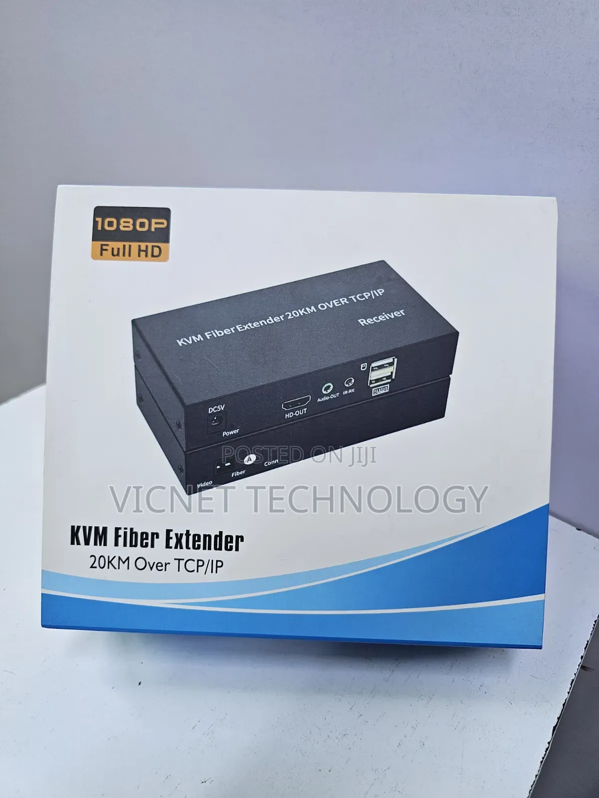 20km KVM Fibre Extender Over TCP/Ip