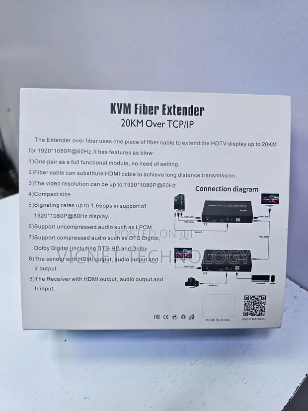 20km KVM Fibre Extender Over TCP/Ip - thumbnail 2