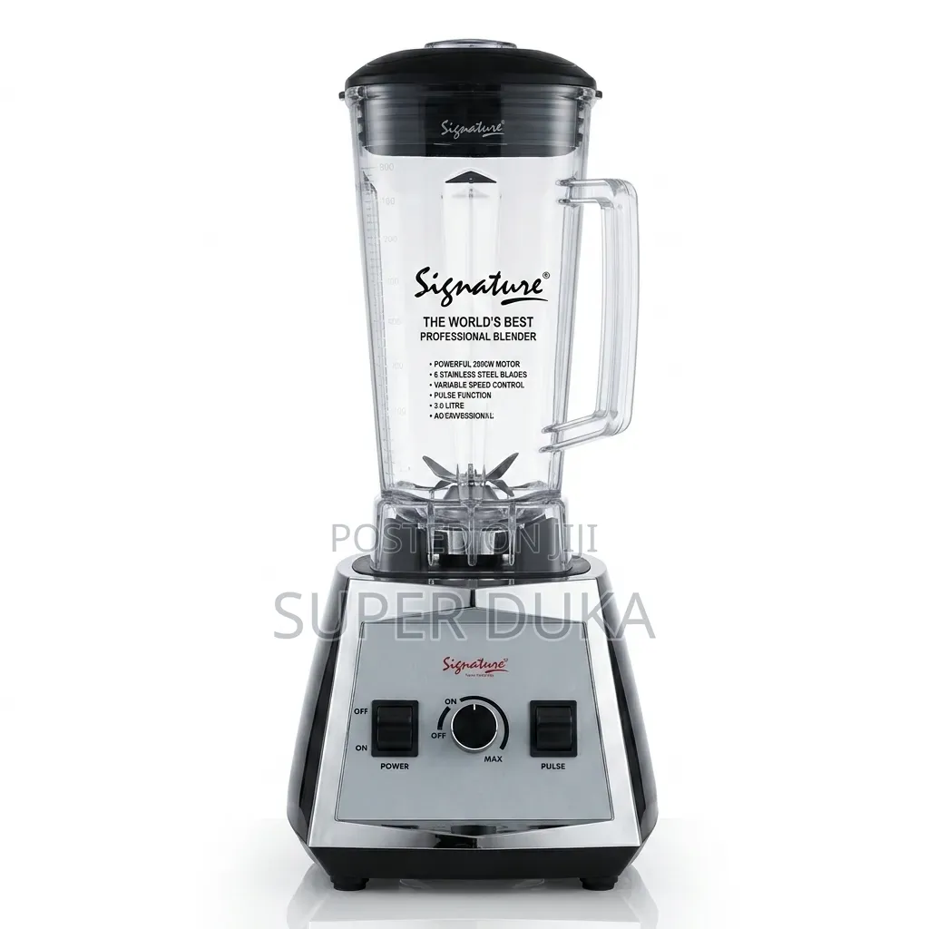 Signature Professional Blender 2000w Heavy Duty.