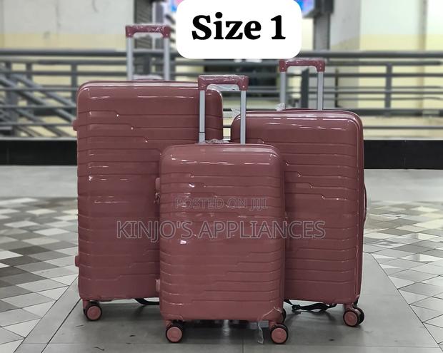 3 in 1 Unbreakable Rubber Suitcase