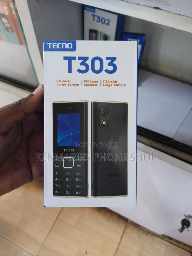 New Tecno T303 Black