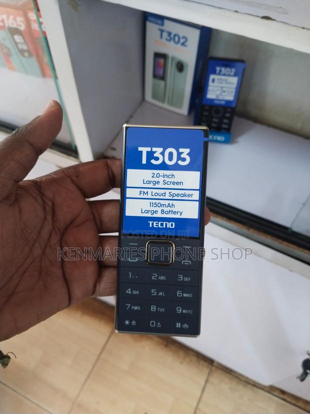 New Tecno T303 Black - thumbnail 2