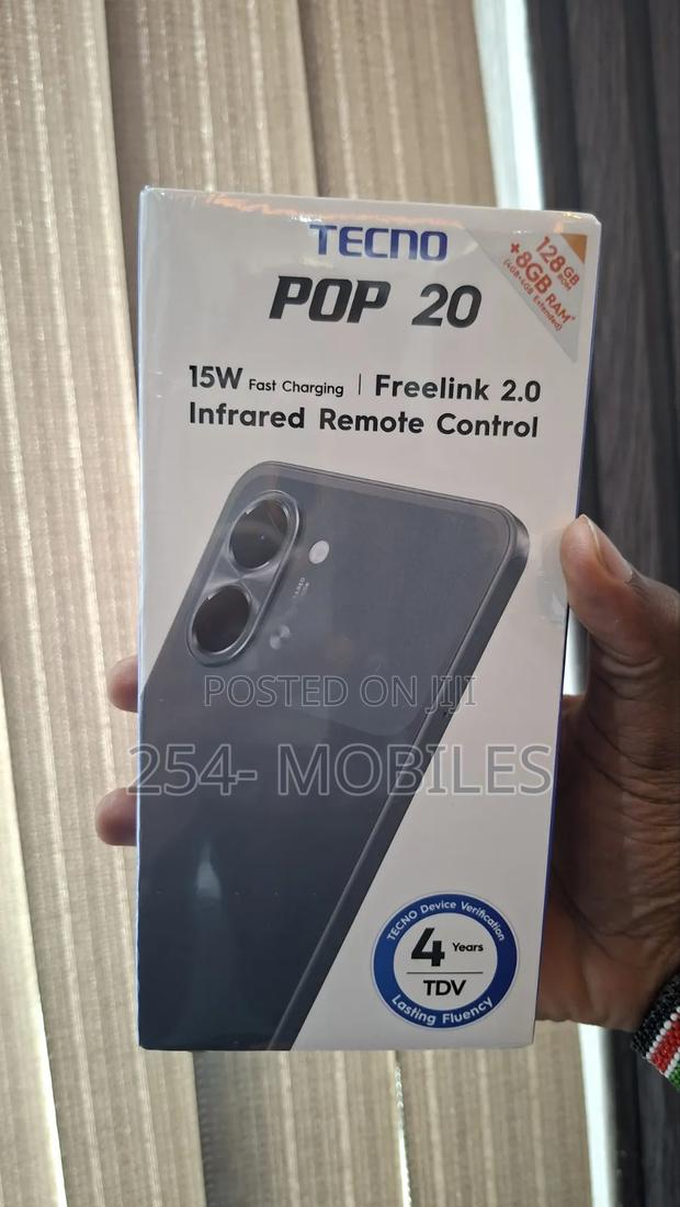 New Tecno Pop 20 128 GB Black - thumbnail 2
