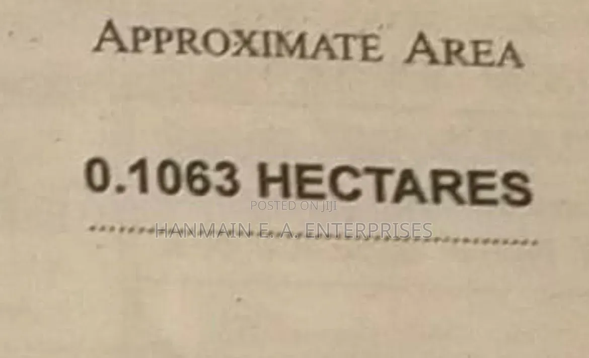 1/4 Hectares (120 by 100) Plot at Banana With Ready Title