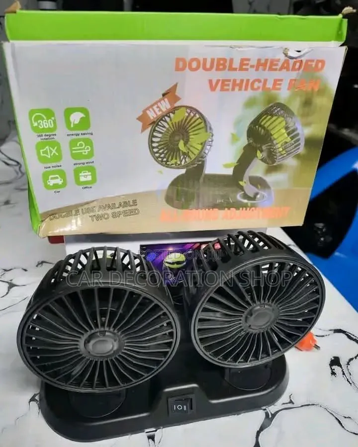 12v Double Fan for Cooler Air
