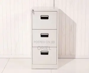 Office Cabinet : 3-Drawer Office Lockable Filing Cabinet