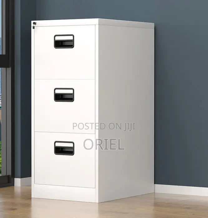 Office Cabinet : 3-Drawer Office Lockable Filing Cabinet