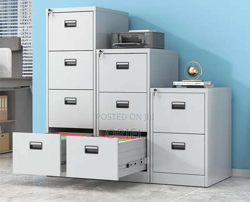 Office Cabinet : 3-Drawer Office Lockable Filing Cabinet