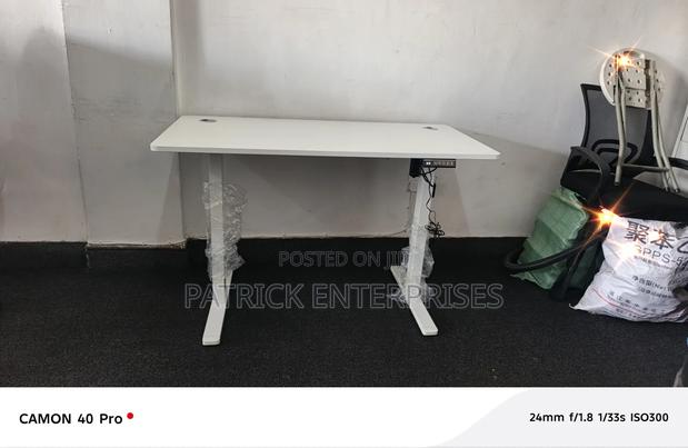 Adjustable Modern Motorists Electric Desk White 1.2 MTRS - thumbnail 2