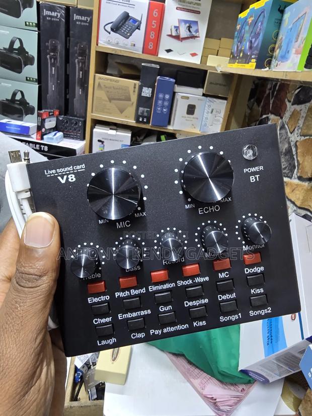 Soundcard, Live Sound Card - main view