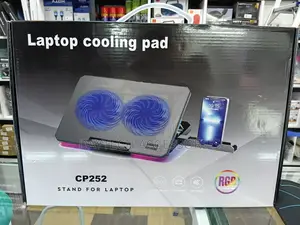 Cp252 Laptop Cooling Pad and Stand With Dual Fans and RGB Lighting