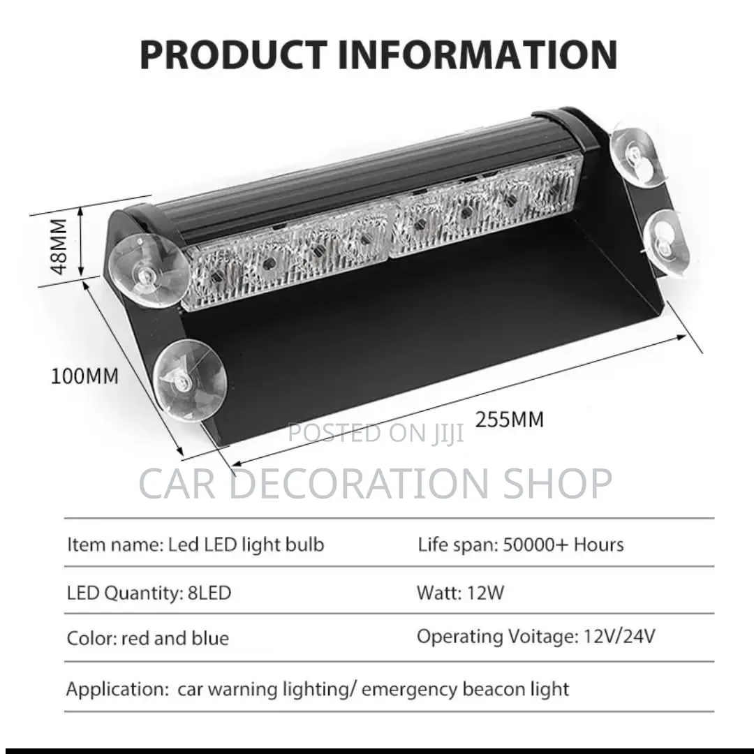 Dashboard Windscreen Light With Multiple Flash Pattern Lights