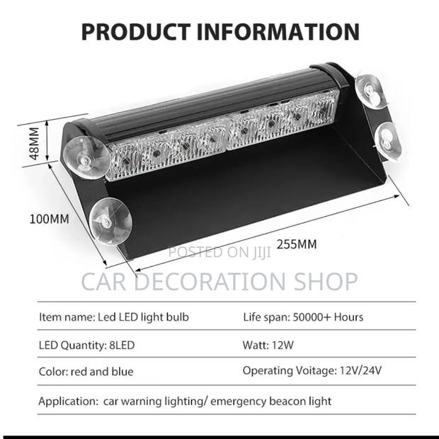 Dashboard Windscreen Light With Multiple Flash Pattern Lights - thumbnail 3