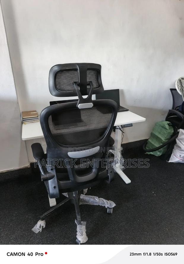 Imported Modern Adjustable Height Electric Desk + Ergonomic DBH Chair - thumbnail 2
