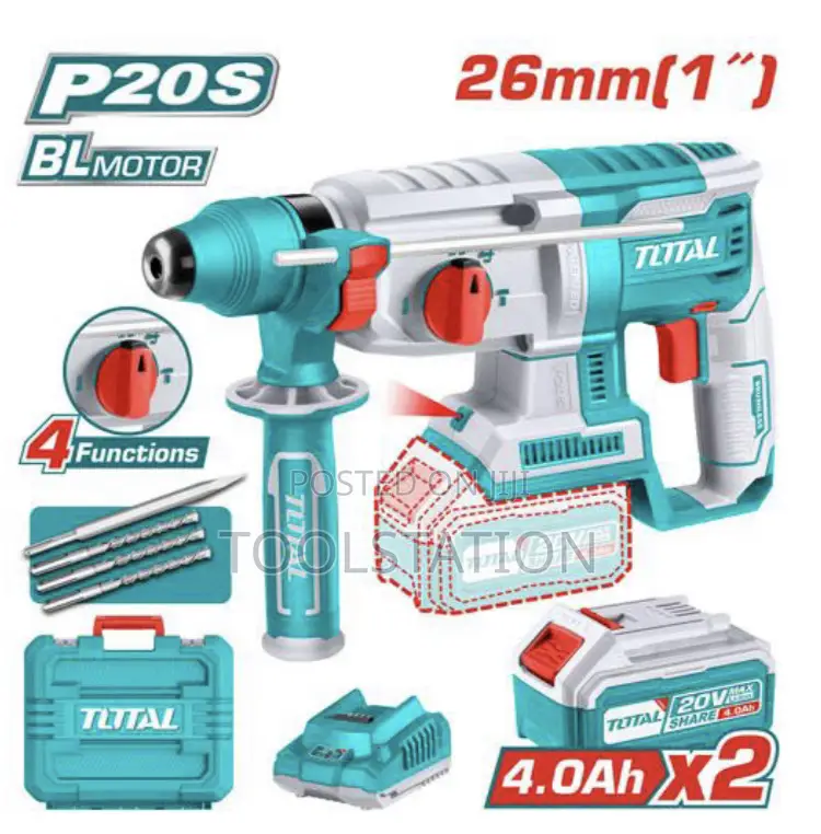 Cordless Rotary Hammer Brushless Motor Voltage:20v Trhli202287