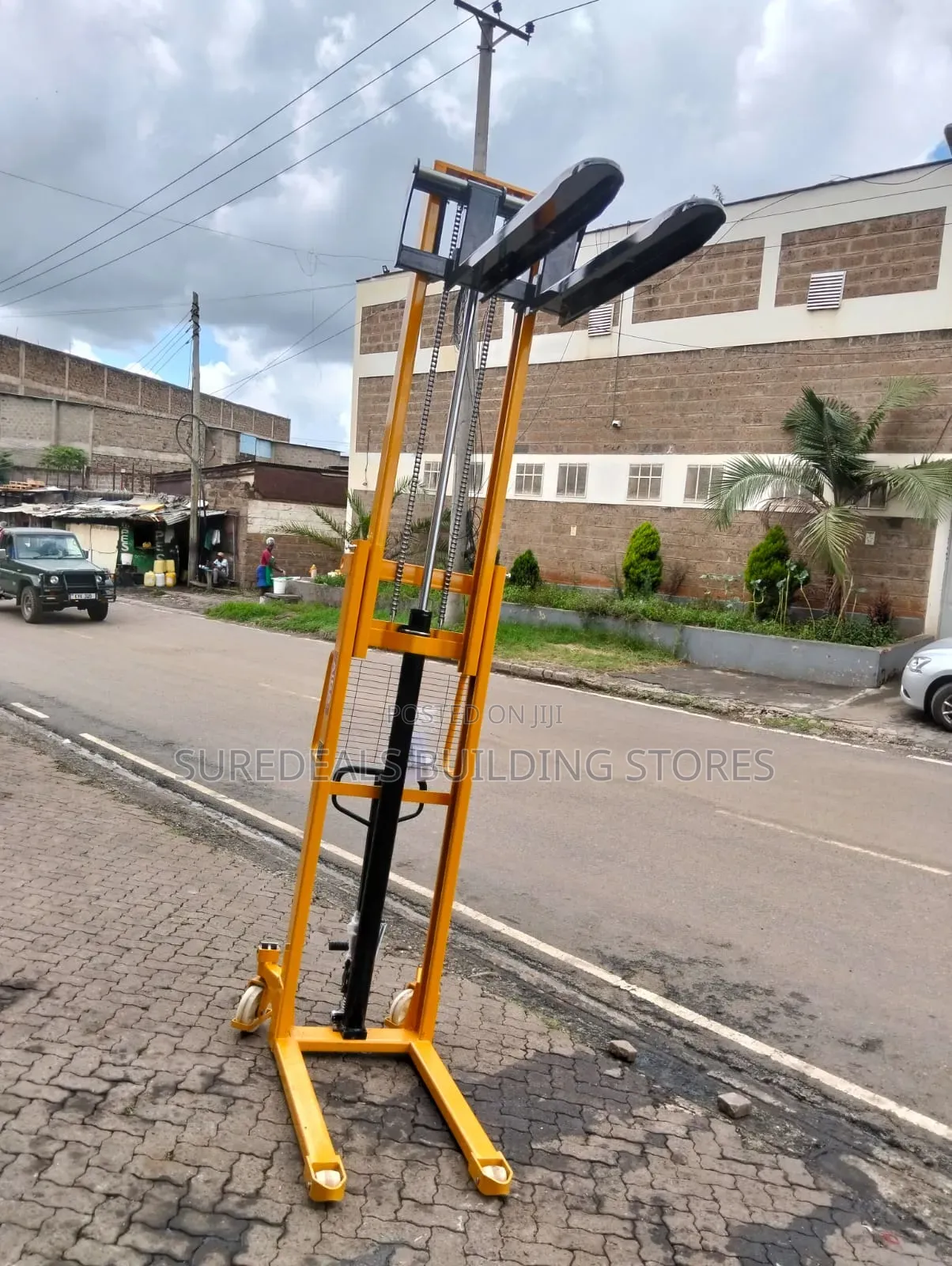 Manual Hydraulic Pallet Stacker, 1500kg Load Capacity