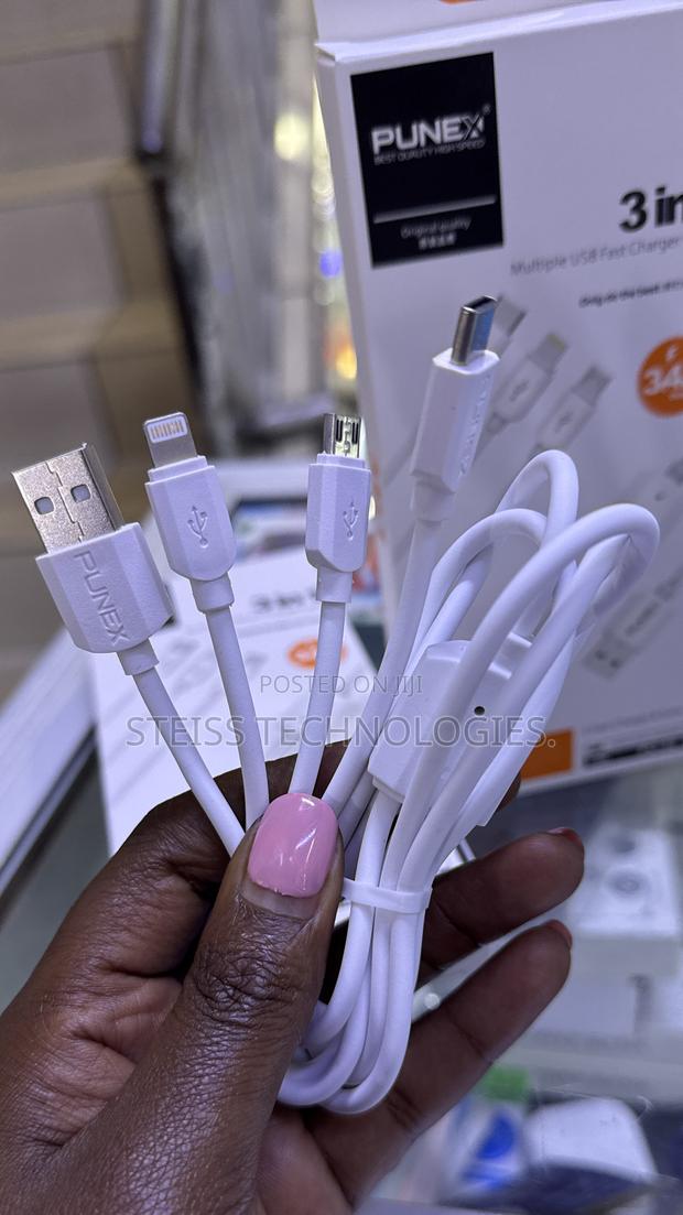 Punex 3-in-1 Usb Fast Charger - thumbnail 4