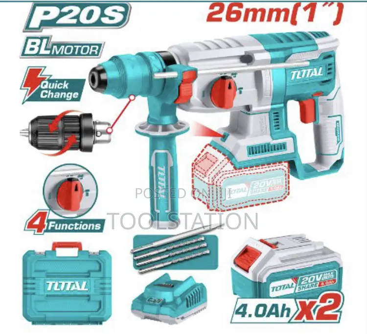 Lithium-Ion Rotary Hammer Brushless Motor Voltage:20v Trhli202289