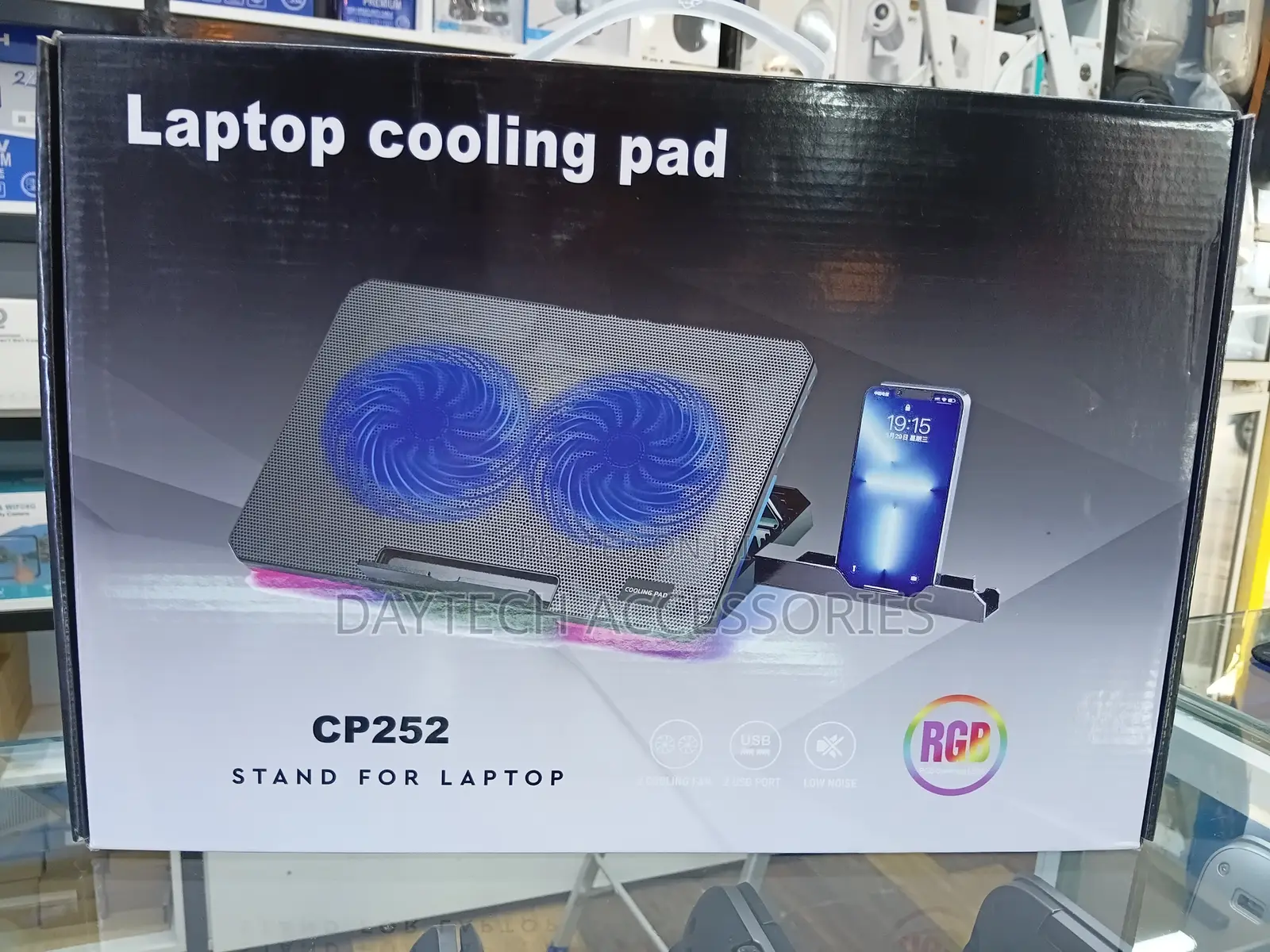 The Cp252 Laptop Cooling Pad Ergonomic Dual-Fan for 17 Inches Laptops