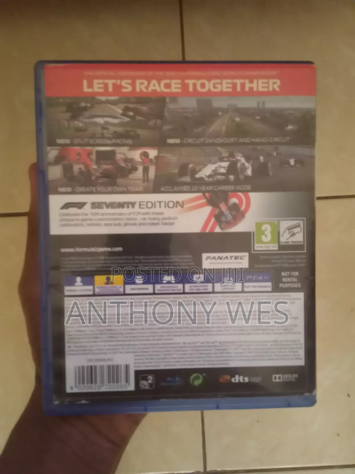 F1 Seventy Edition Ps4