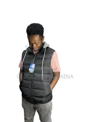 Pufff Half Jacket -Black