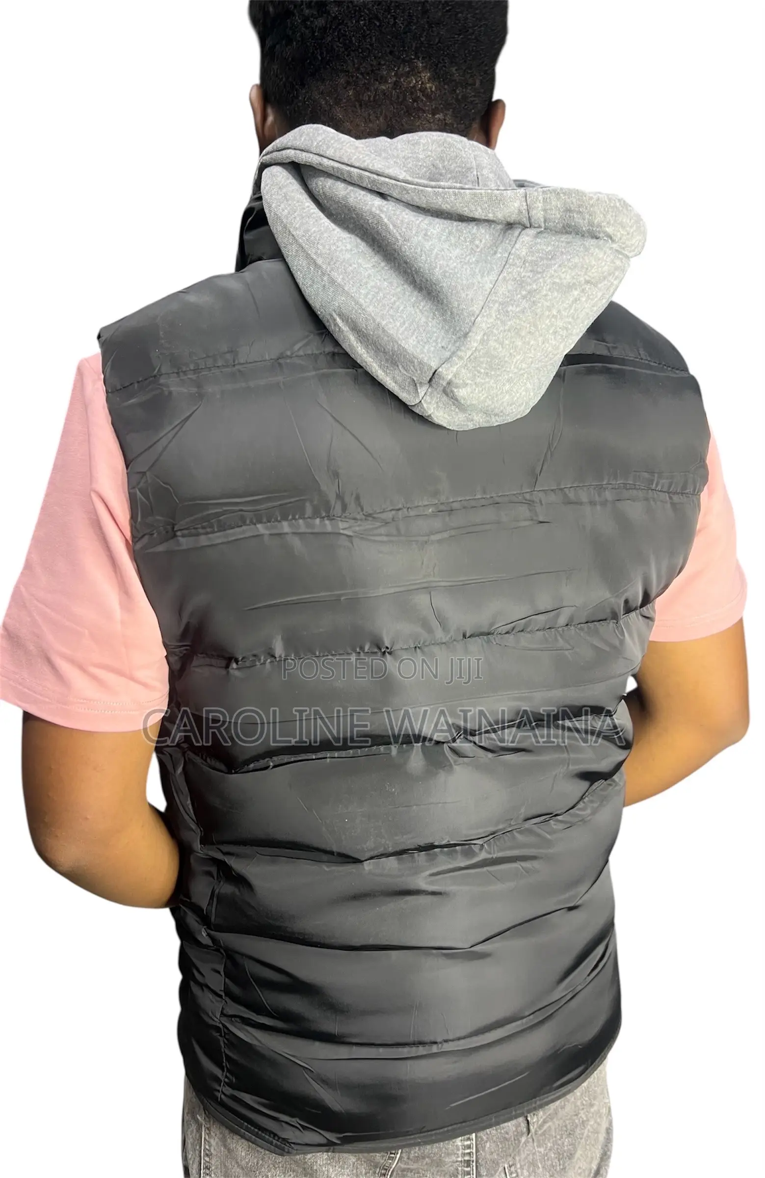 Pufff Half Jacket -Black