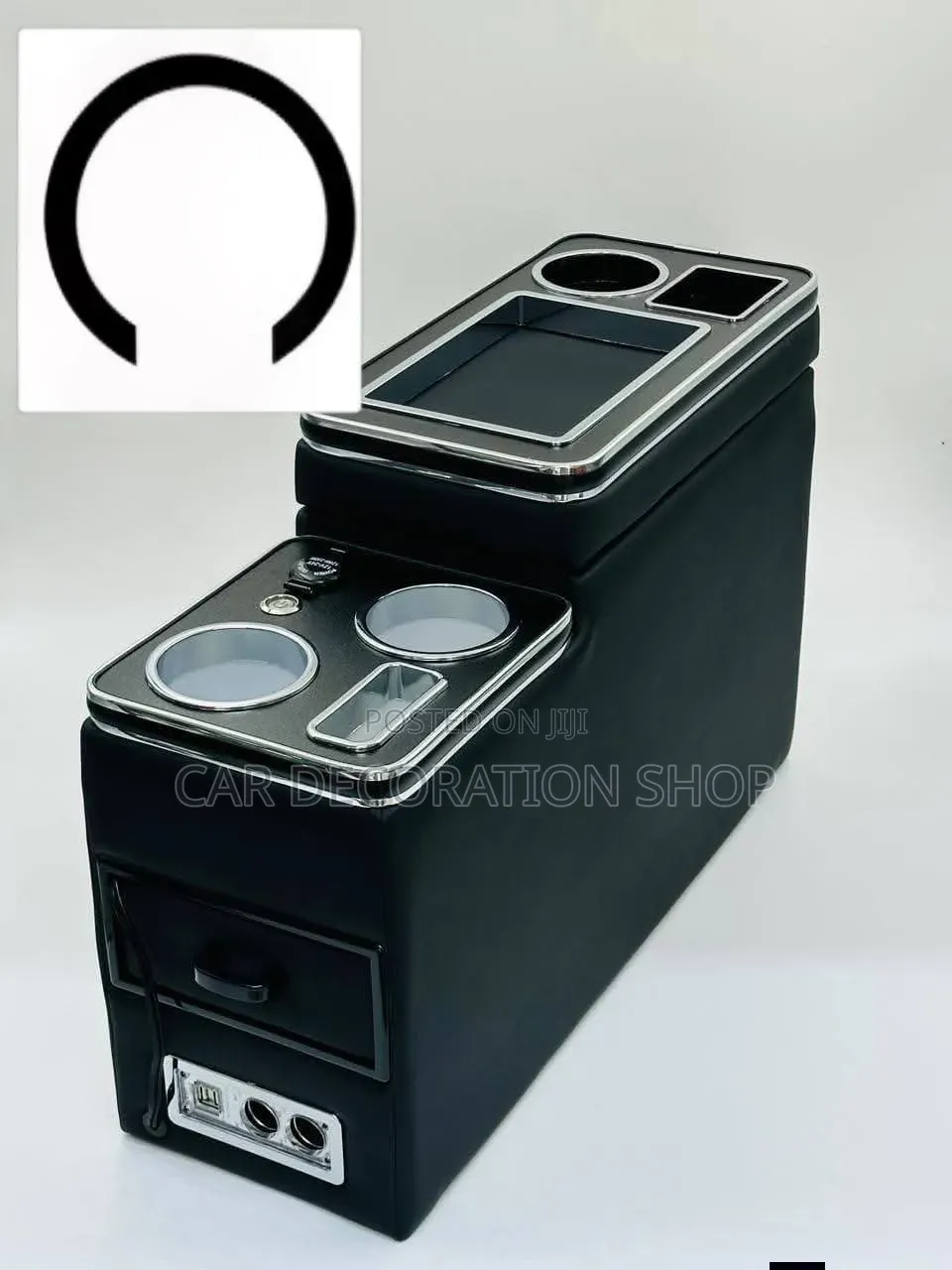 Spacious Storage Compartment With Inbuilt Usb Port Big Armrest Box