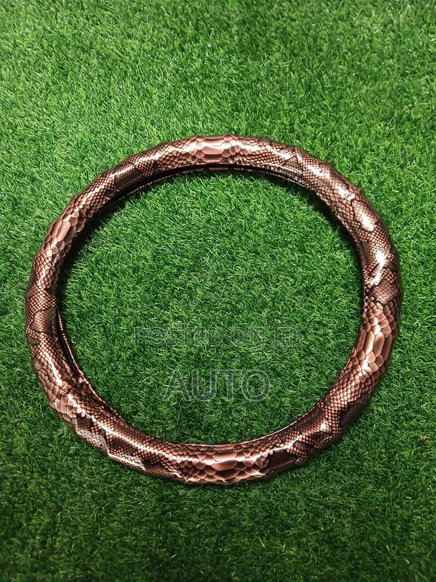 Premium Snake Skin Steering Wheel Cover – Universal Anti-Slip