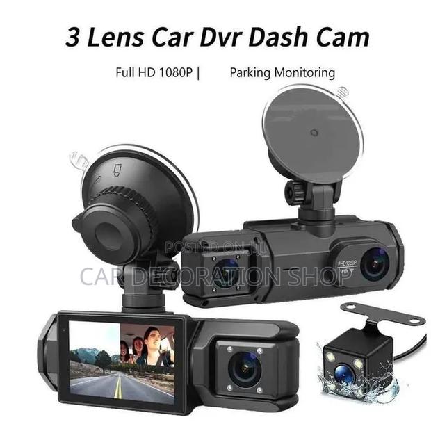 3lens Car DVR Dash Camera Recorder
