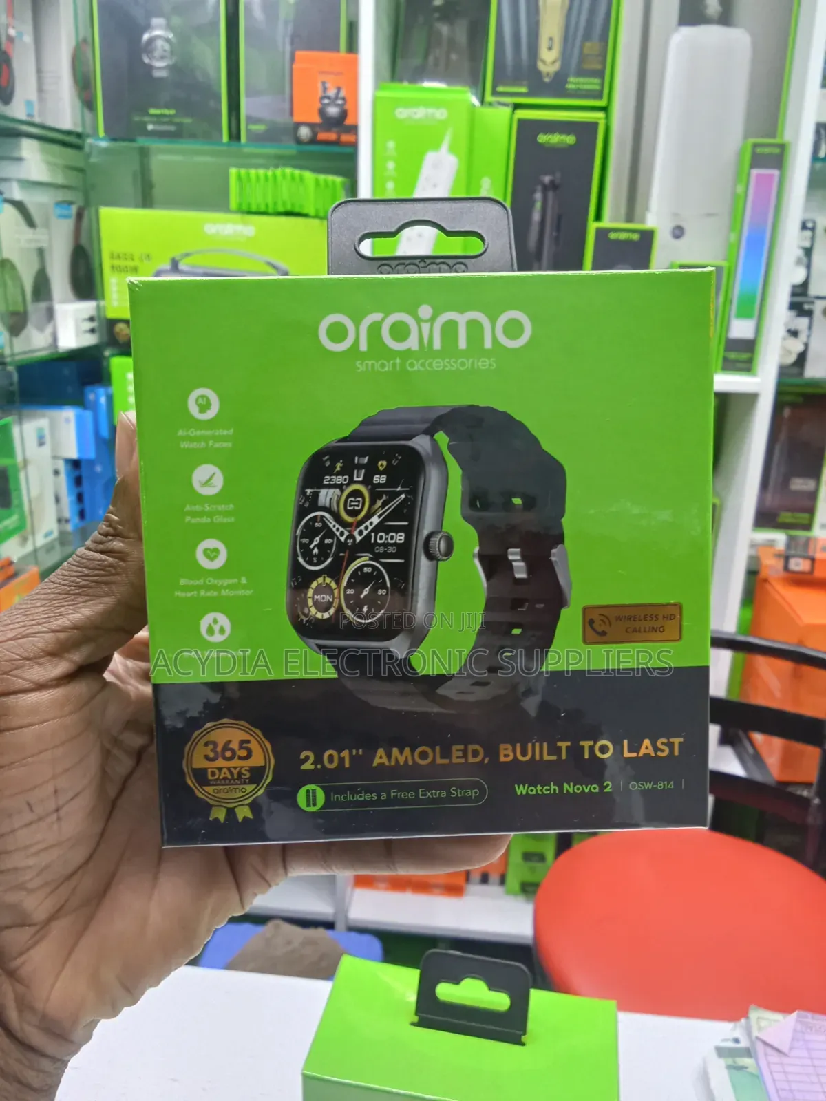 Oraimo Watch Nova 2 2.01" Amoled Display Smart Watch