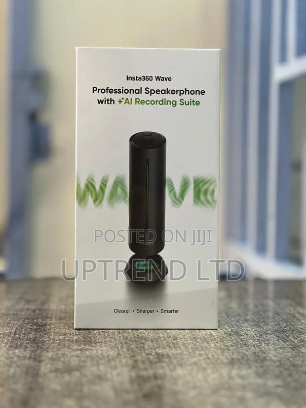 Insta360 Wave Professional Speakerphone With Ai Recording Suite