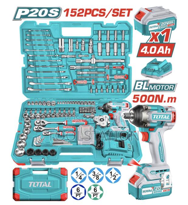 152 PCS Cordless Impact Wrench Tools Set Tiwli2050