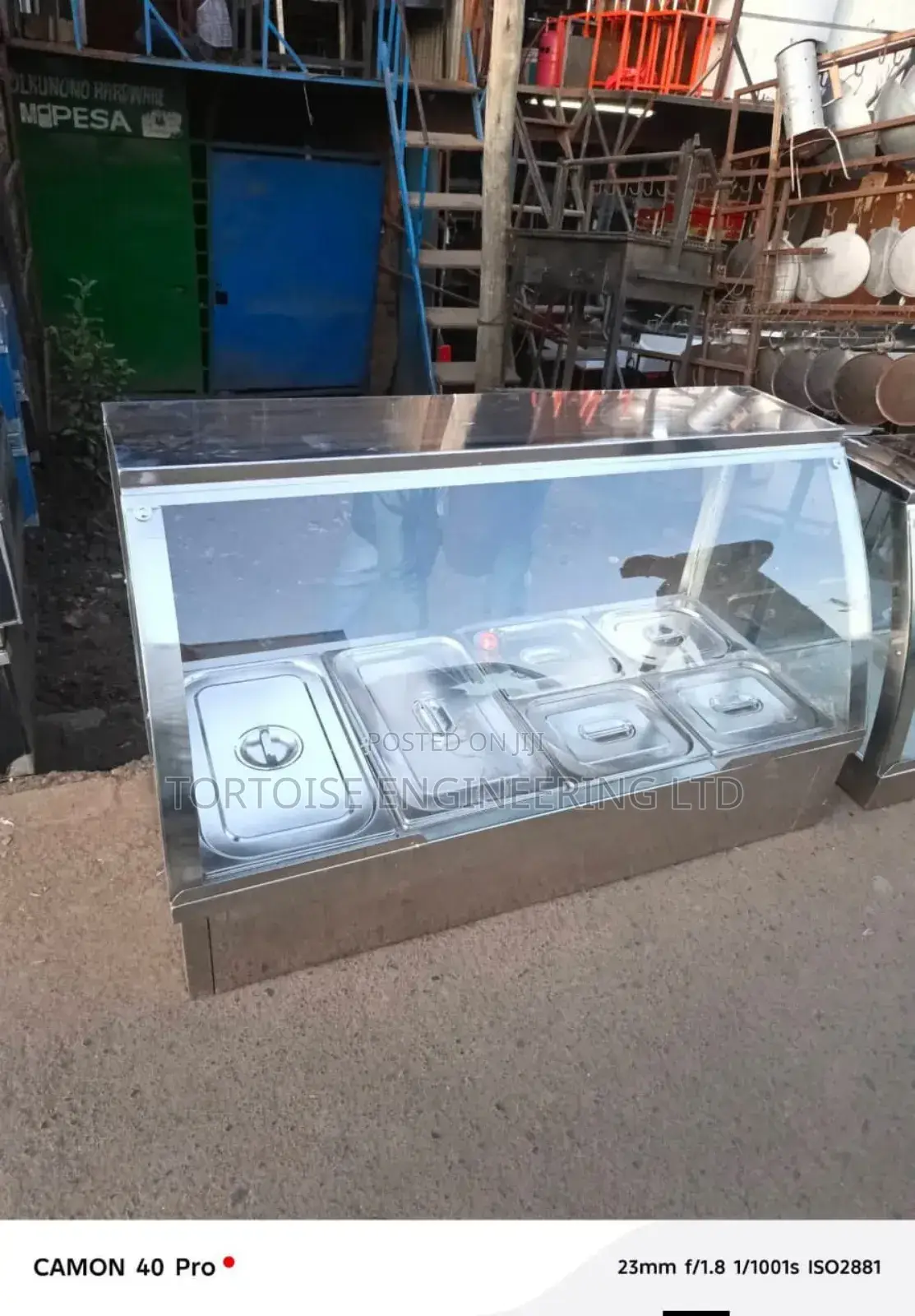 Stainless Steel Baine Marine (Food Warmer Display)