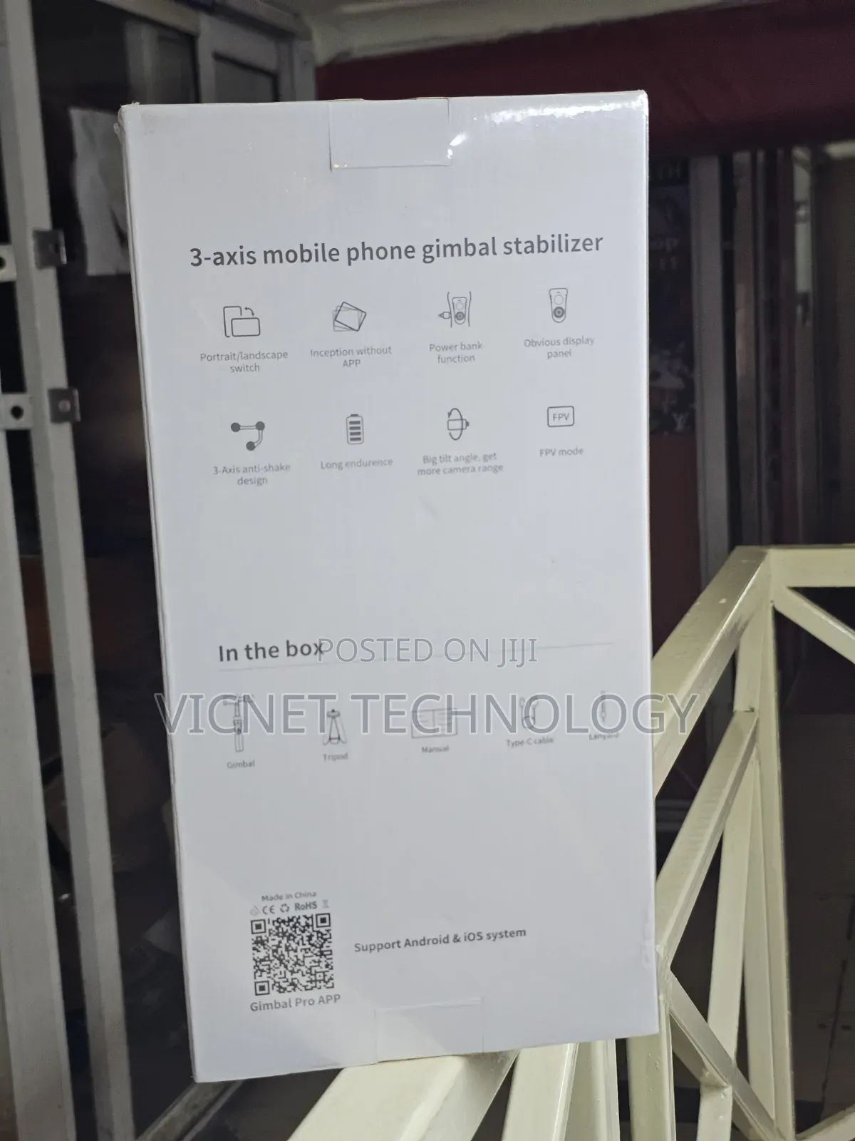 3 Axis Gimbal With Stabilizer for Mobile and Tablet