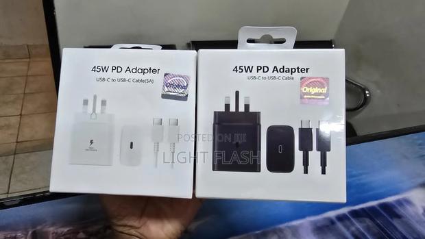Samsung 45 Watts Adapter With Usb C-C Cable
