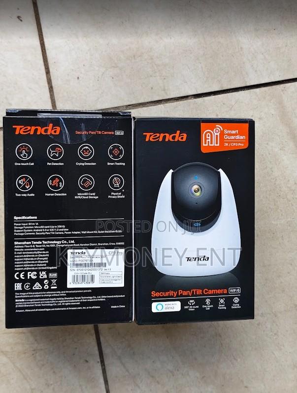 Tenda Cp3 Pro Security Pan/Tilt Smart Camera